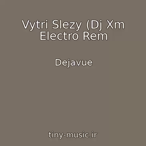 کاور آهنگ Vytri Slezy (Dj Xm Electro Rem از Dejavue