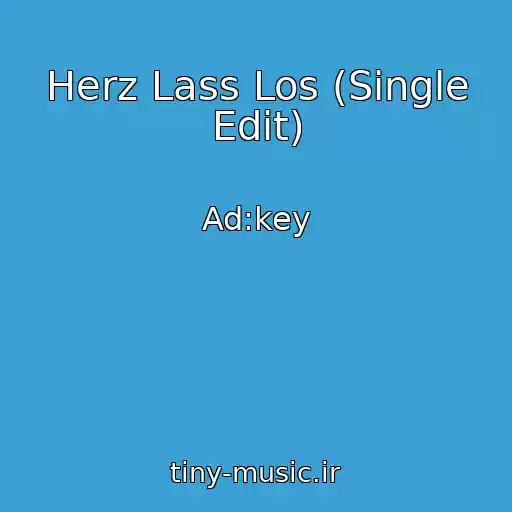 کاور آهنگ Herz Lass Los (Single Edit) از Ad:key