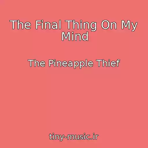 کاور آهنگ The Final Thing On My Mind از The Pineapple Thief