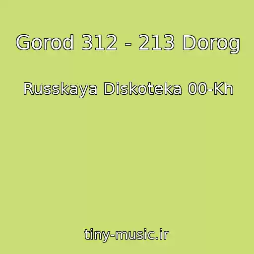 کاور آهنگ Gorod 312 - 213 Dorog از Russkaya Diskoteka 00-Kh