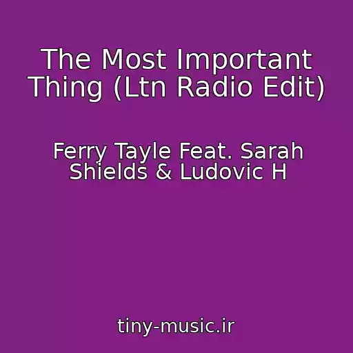 کاور آهنگ The Most Important Thing (Ltn Radio Edit) از Ferry Tayle Feat. Sarah Shields & Ludovic H