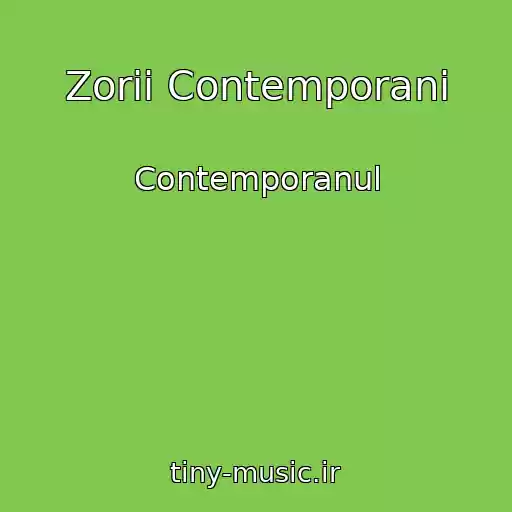 کاور آهنگ Zorii Contemporani از Contemporanul