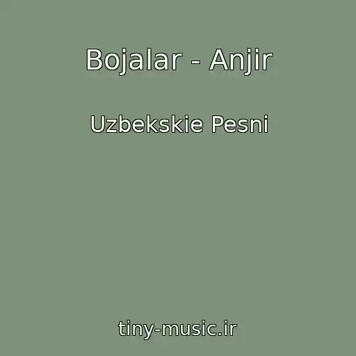کاور آهنگ Bojalar - Anjir از Uzbekskie Pesni
