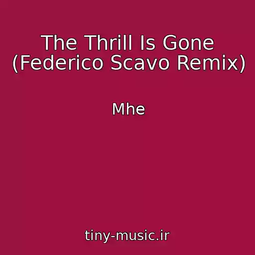 کاور آهنگ The Thrill Is Gone (Federico Scavo Remix) از Mhe