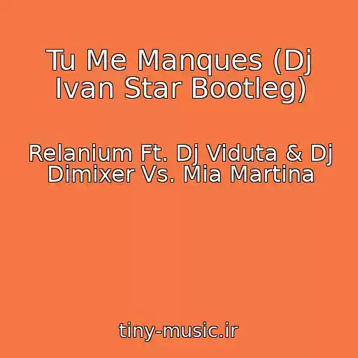 کاور آهنگ Tu Me Manques (Dj Ivan Star Bootleg) از Relanium Ft. Dj Viduta & Dj Dimixer Vs. Mia Martina
