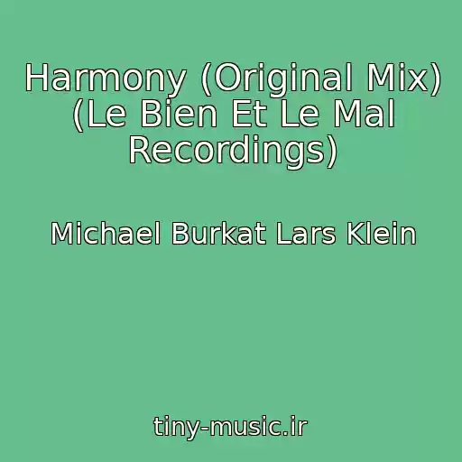 کاور آهنگ Harmony (Original Mix) (Le Bien Et Le Mal Recordings) از Michael Burkat Lars Klein