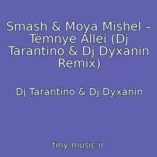 کاور آهنگ Smash & Moya Mishel – Tëmnye Allei (Dj Tarantino & Dj Dyxanin Remix) از Dj Tarantino & Dj Dyxanin