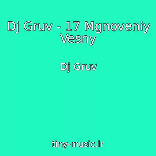 کاور آهنگ Dj Gruv - 17 Mgnoveniy Vesny از Dj Gruv