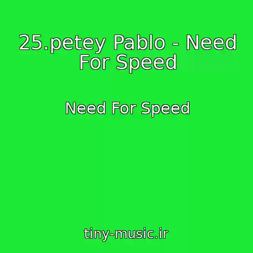 کاور آهنگ 25.petey Pablo - Need For Speed از Need For Speed