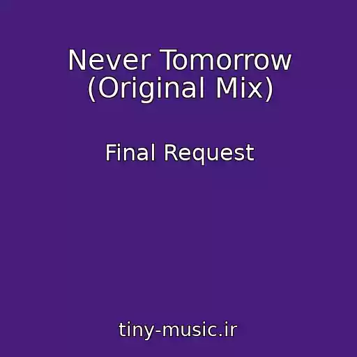 کاور آهنگ Never Tomorrow (Original Mix) از Final Request