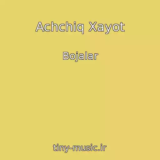 کاور آهنگ Achchiq Xayot از Bojalar