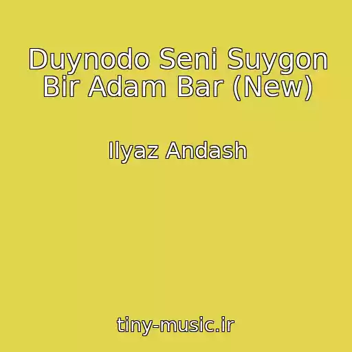 کاور آهنگ Duynodo Seni Suygon Bir Adam Bar (New) از Ilyaz Andash