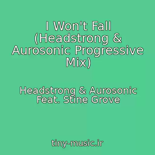 کاور آهنگ I Won't Fall (Headstrong & Aurosonic Progressive Mix) از Headstrong & Aurosonic Feat. Stine Grove