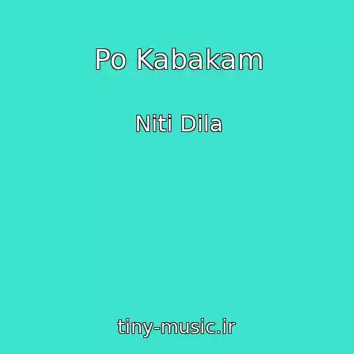 کاور آهنگ Po Kabakam از Niti Dila