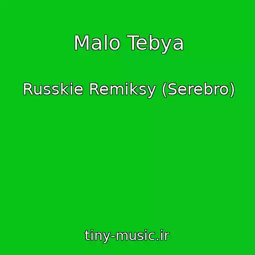 کاور آهنگ Malo Tebya از Russkie Remiksy (Serebro)