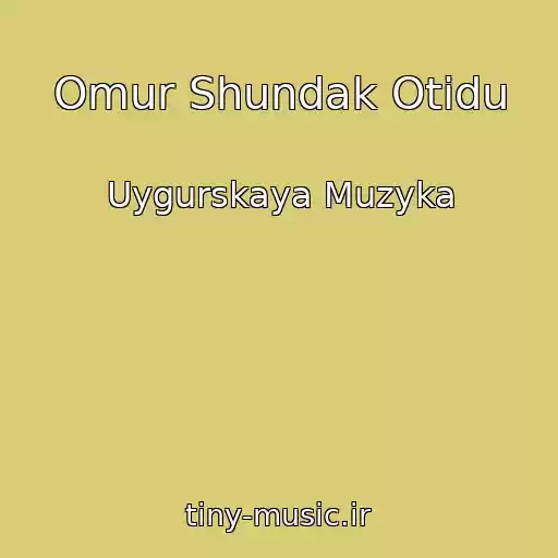 کاور آهنگ Omur Shundak Otidu از Uygurskaya Muzyka