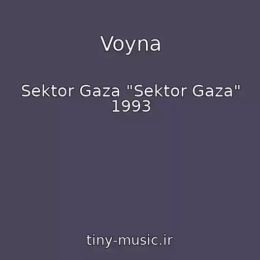 کاور آهنگ Voyna از Sektor Gaza "Sektor Gaza" 1993
