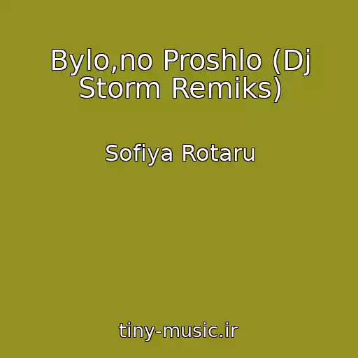 کاور آهنگ Bylo,no Proshlo (Dj Storm Remiks) از Sofiya Rotaru
