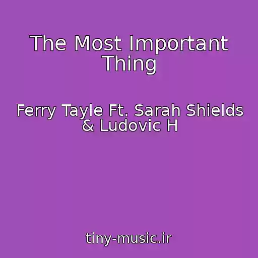 کاور آهنگ The Most Important Thing از Ferry Tayle Ft. Sarah Shields & Ludovic H