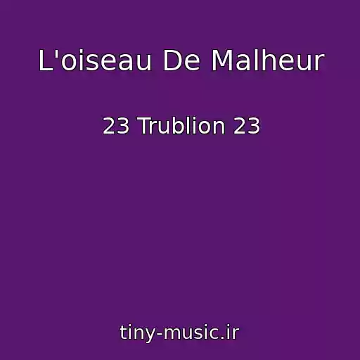 کاور آهنگ L'oiseau De Malheur از 23 Trublion 23