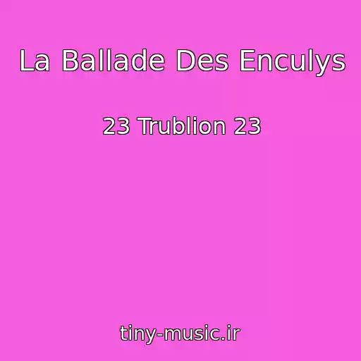 کاور آهنگ La Ballade Des Enculys از 23 Trublion 23