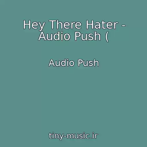 کاور آهنگ Hey There Hater - Audio Push ( از Audio Push