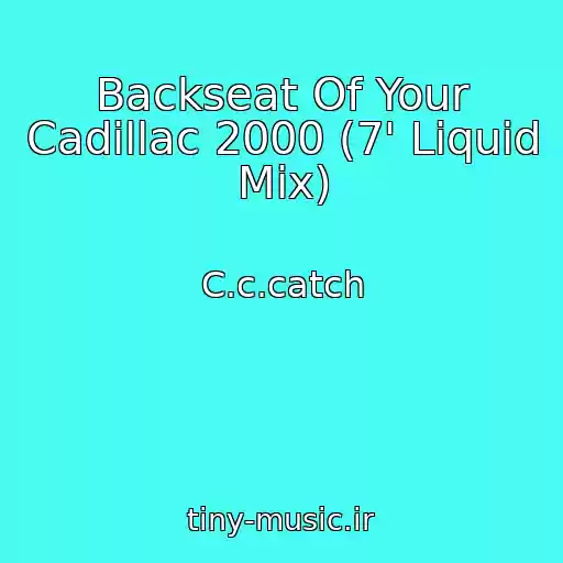 کاور آهنگ Backseat Of Your Cadillac 2000 (7' Liquid Mix) از C.c.catch