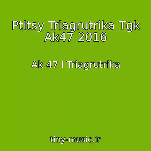 کاور آهنگ Ptitsy Triagrutrika Tgk Ak47 2016 از Ak 47 I Triagrutrika