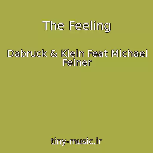 کاور آهنگ The Feeling از Dabruck & Klein Feat Michael Feiner