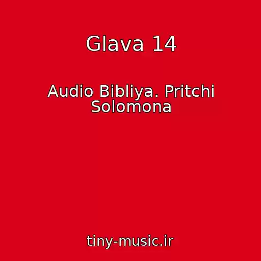 کاور آهنگ Glava 14 از Audio Bibliya. Pritchi Solomona