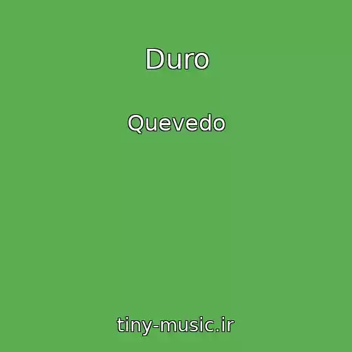 کاور آهنگ Duro از Quevedo