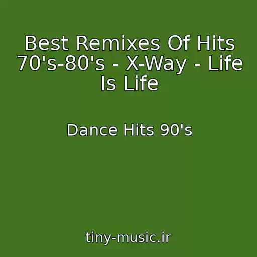 کاور آهنگ Best Remixes Of Hits 70's-80's - X-Way - Life Is Life از Dance Hits 90's