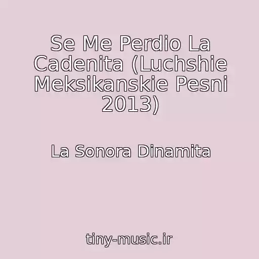 کاور آهنگ Se Me Perdio La Cadenita (Luchshie Meksikanskie Pesni 2013) از La Sonora Dinamita