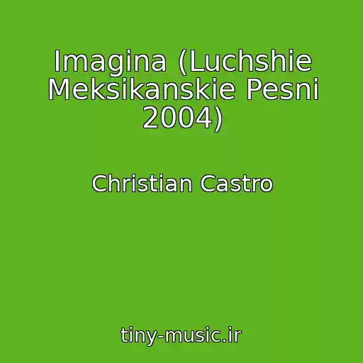 کاور آهنگ Imagina (Luchshie Meksikanskie Pesni 2004) از Christian Castro