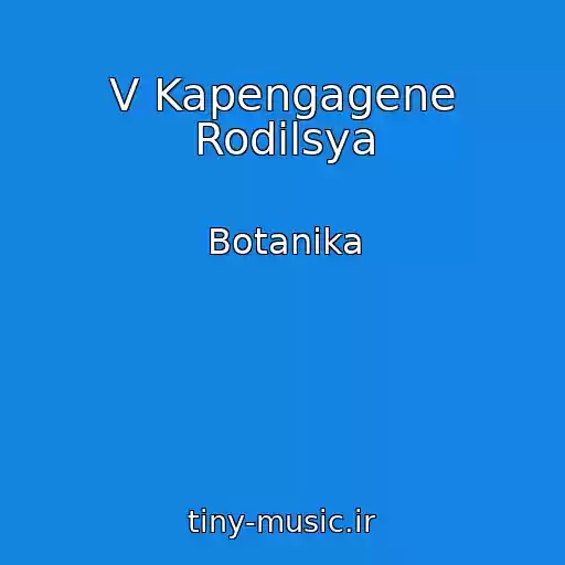 کاور آهنگ V Kapengagene Rodilsya از Botanika