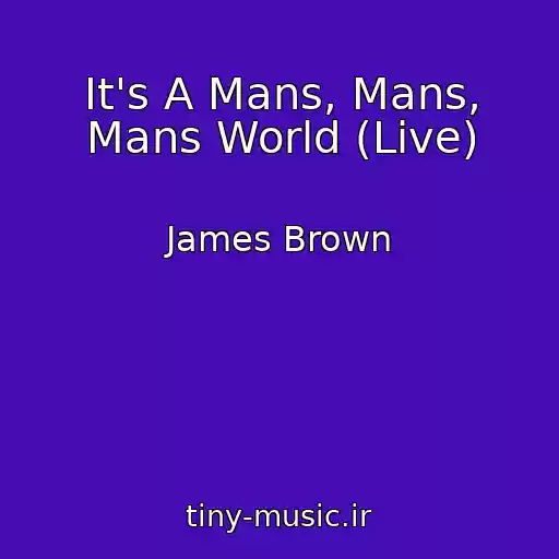 کاور آهنگ It's A Mans, Mans, Mans World (Live) از James Brown