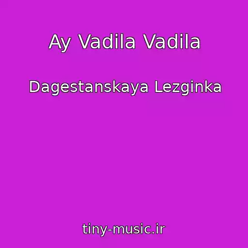 کاور آهنگ Ay Vadila Vadila از Dagestanskaya Lezginka