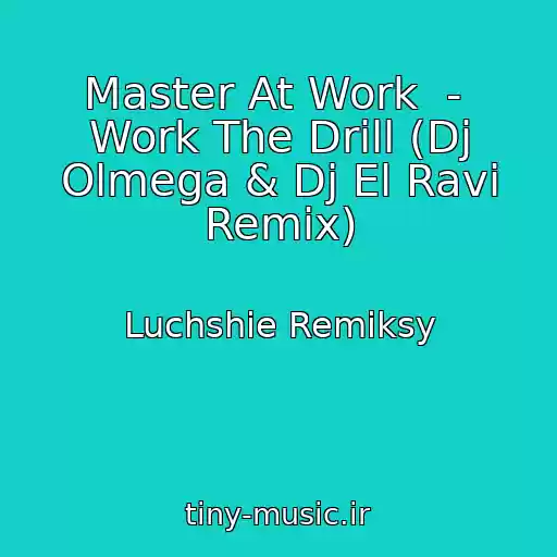 کاور آهنگ Master At Work  -  Work The Drill (Dj Olmega & Dj El Ravi Remix) از Luchshie Remiksy