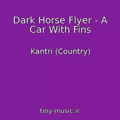 کاور آهنگ Dark Horse Flyer - A Car With Fins از Kantri (Country)