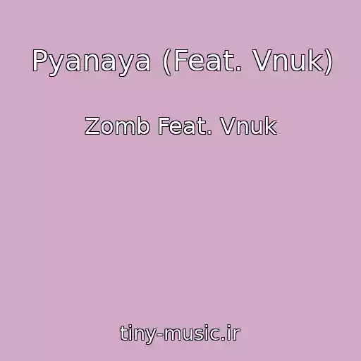کاور آهنگ Pyanaya (Feat. Vnuk) از Zomb Feat. Vnuk
