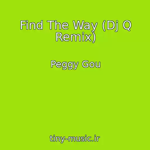 کاور آهنگ Find The Way (Dj Q Remix) از Peggy Gou
