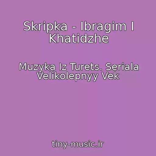 کاور آهنگ Skripka - Ibragim I Khatidzhe از Muzyka Iz Turets. Seriala Velikolepnyy Vek