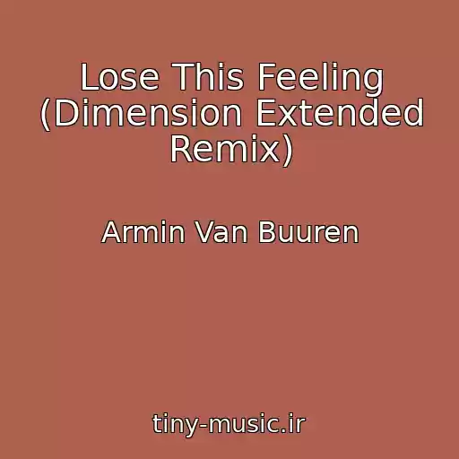 کاور آهنگ Lose This Feeling (Dimension Extended Remix) از Armin Van Buuren