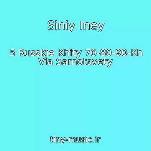 کاور آهنگ Siniy Iney از 5 Russkie Khity 70-80-90-Kh Via Samotsvety