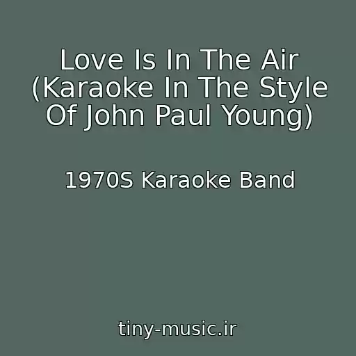 کاور آهنگ Love Is In The Air (Karaoke In The Style Of John Paul Young) از 1970S Karaoke Band