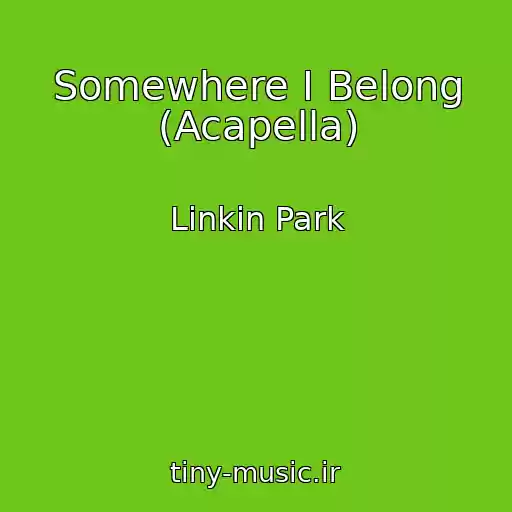 کاور آهنگ Somewhere I Belong (Acapella) از Linkin Park
