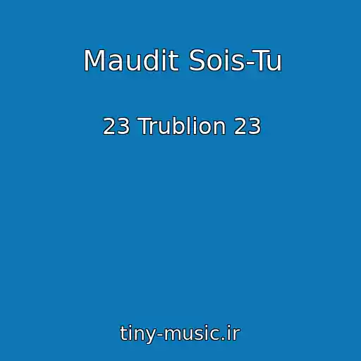 کاور آهنگ Maudit Sois-Tu از 23 Trublion 23