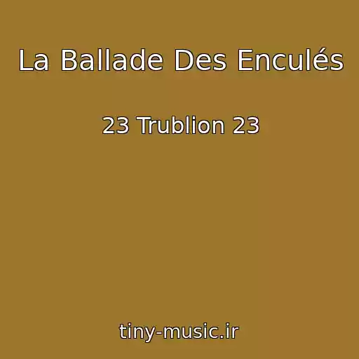 کاور آهنگ La Ballade Des Enculés از 23 Trublion 23