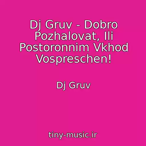 کاور آهنگ Dj Gruv - Dobro Pozhalovat, Ili Postoronnim Vkhod Vospreschen! از Dj Gruv