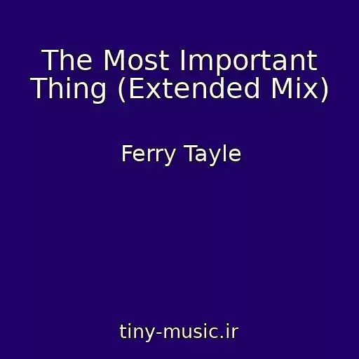 کاور آهنگ The Most Important Thing (Extended Mix) از Ferry Tayle